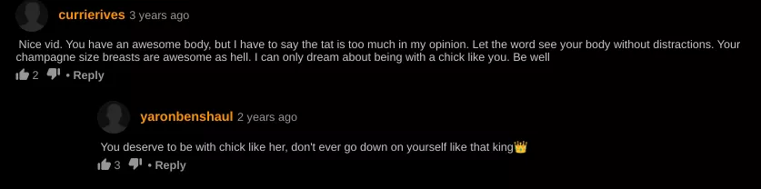 Wholesome PHub Commenter