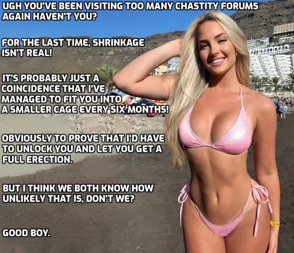 You'll just have to trust her.