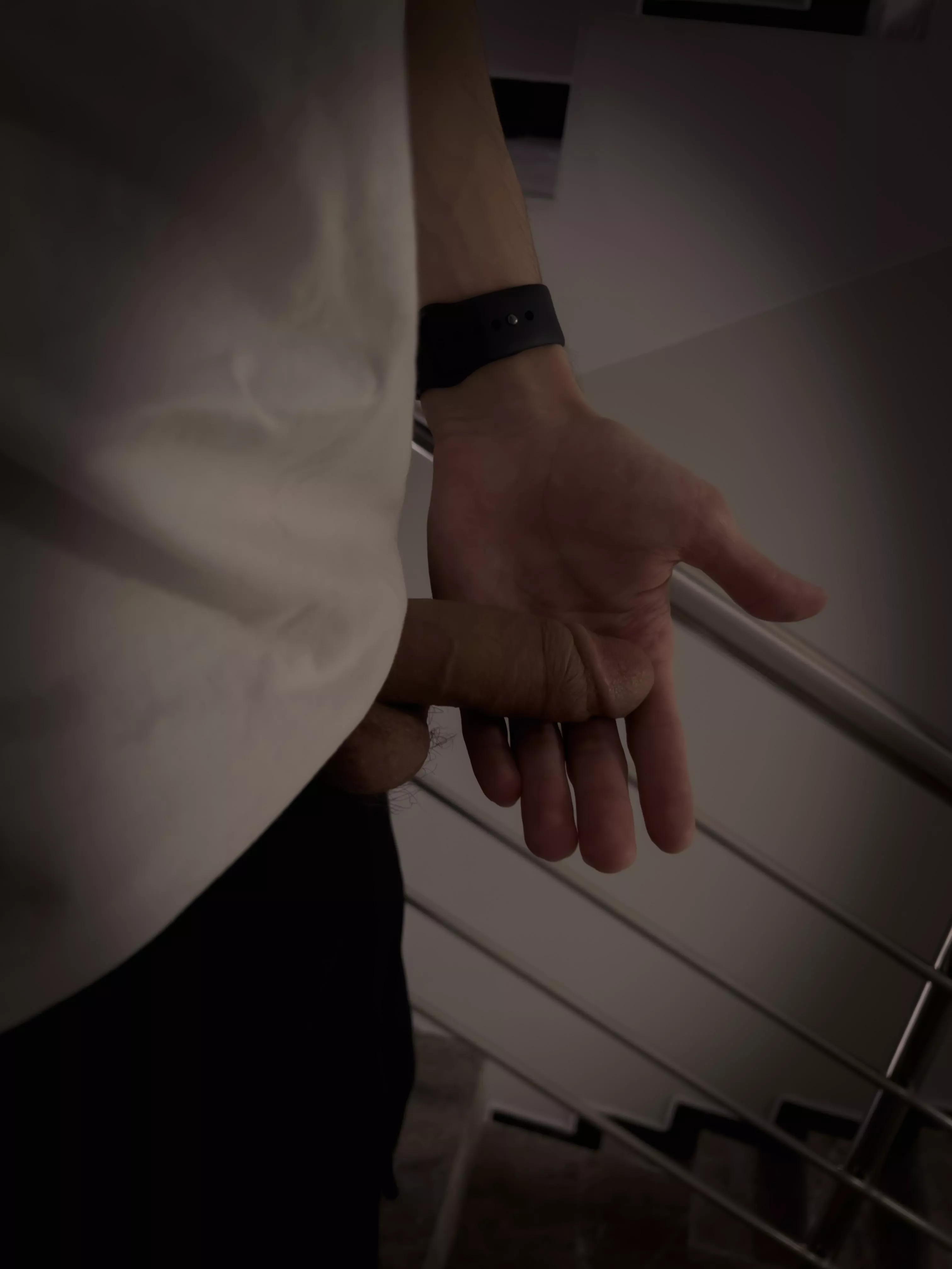 [20] in the stairwell