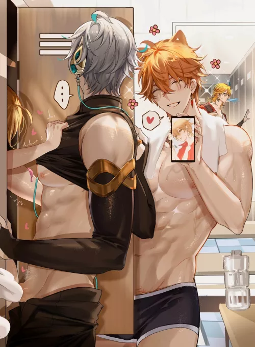 – Adorable, right? He's my boyfriend. – Oh 🗿