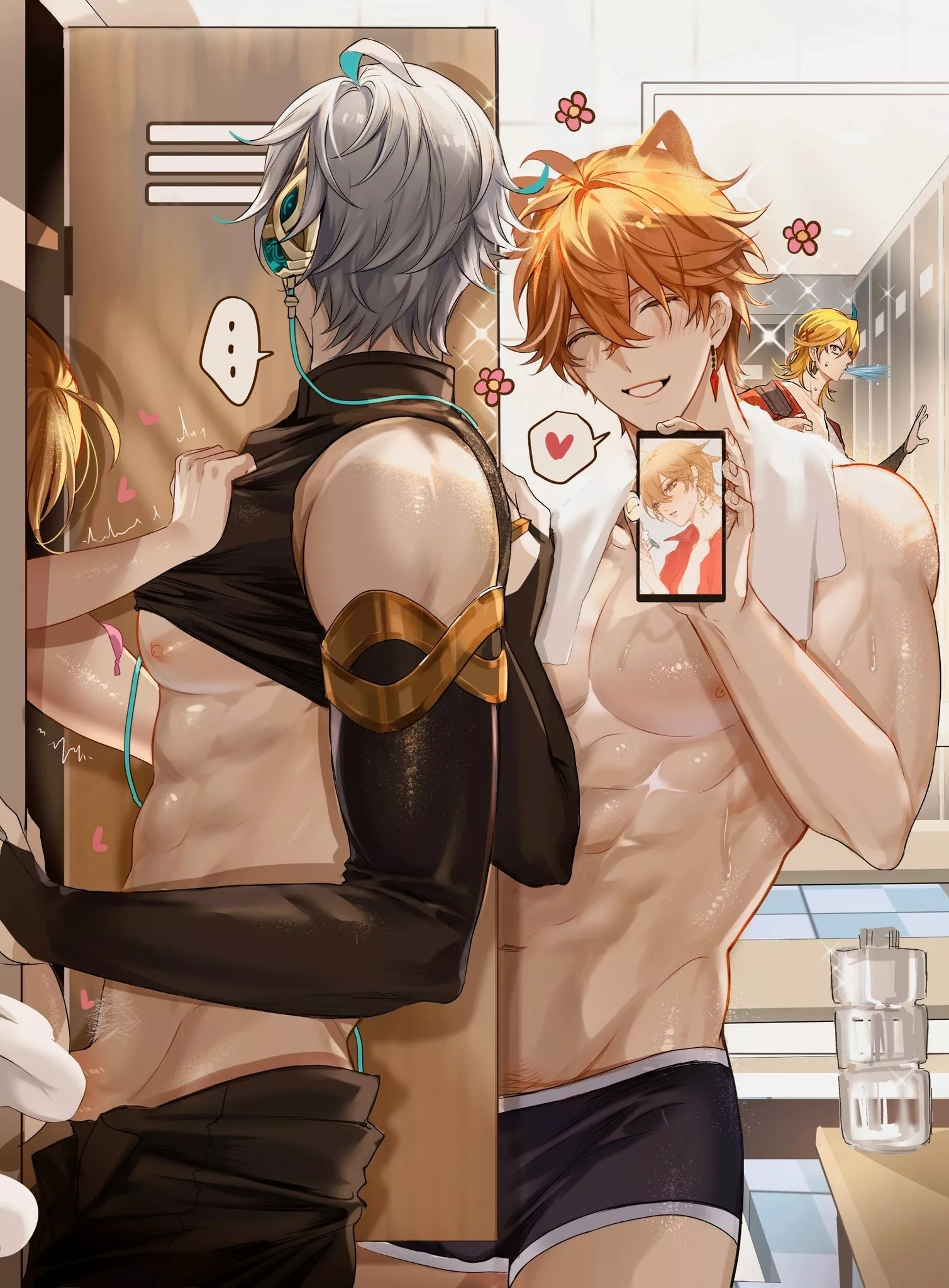 – Adorable, right? He's my boyfriend. – Oh 🗿