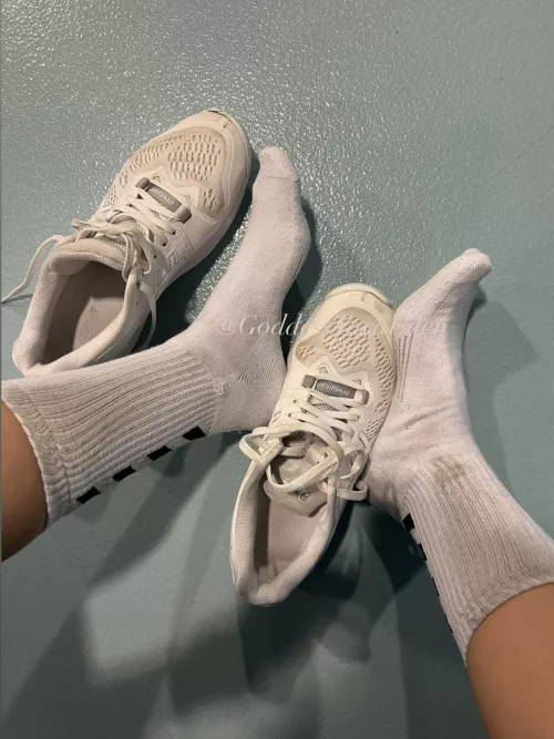after practice socks - they’re dripping in sweat!