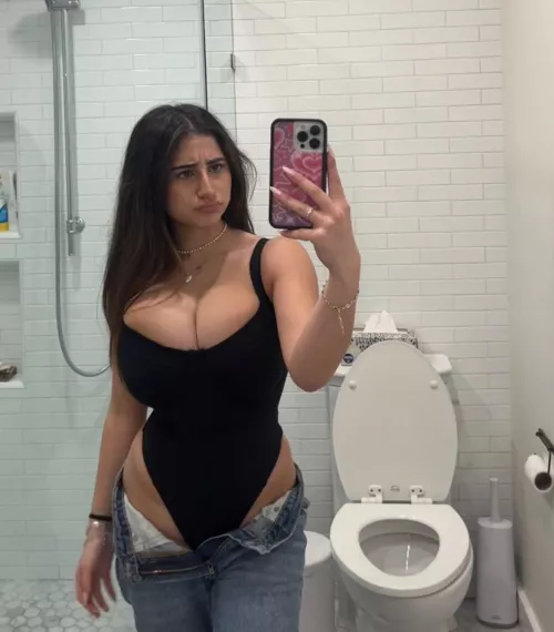Bathroom selfie