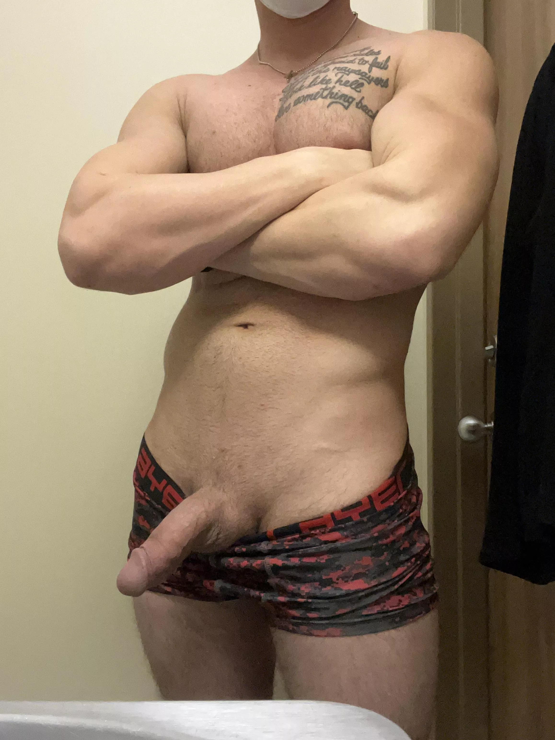 Big semi…mostly soft. Supported up by the waistband haha