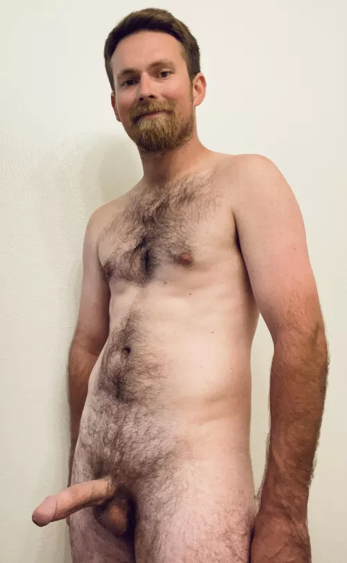 Birthday suit, made with real fur