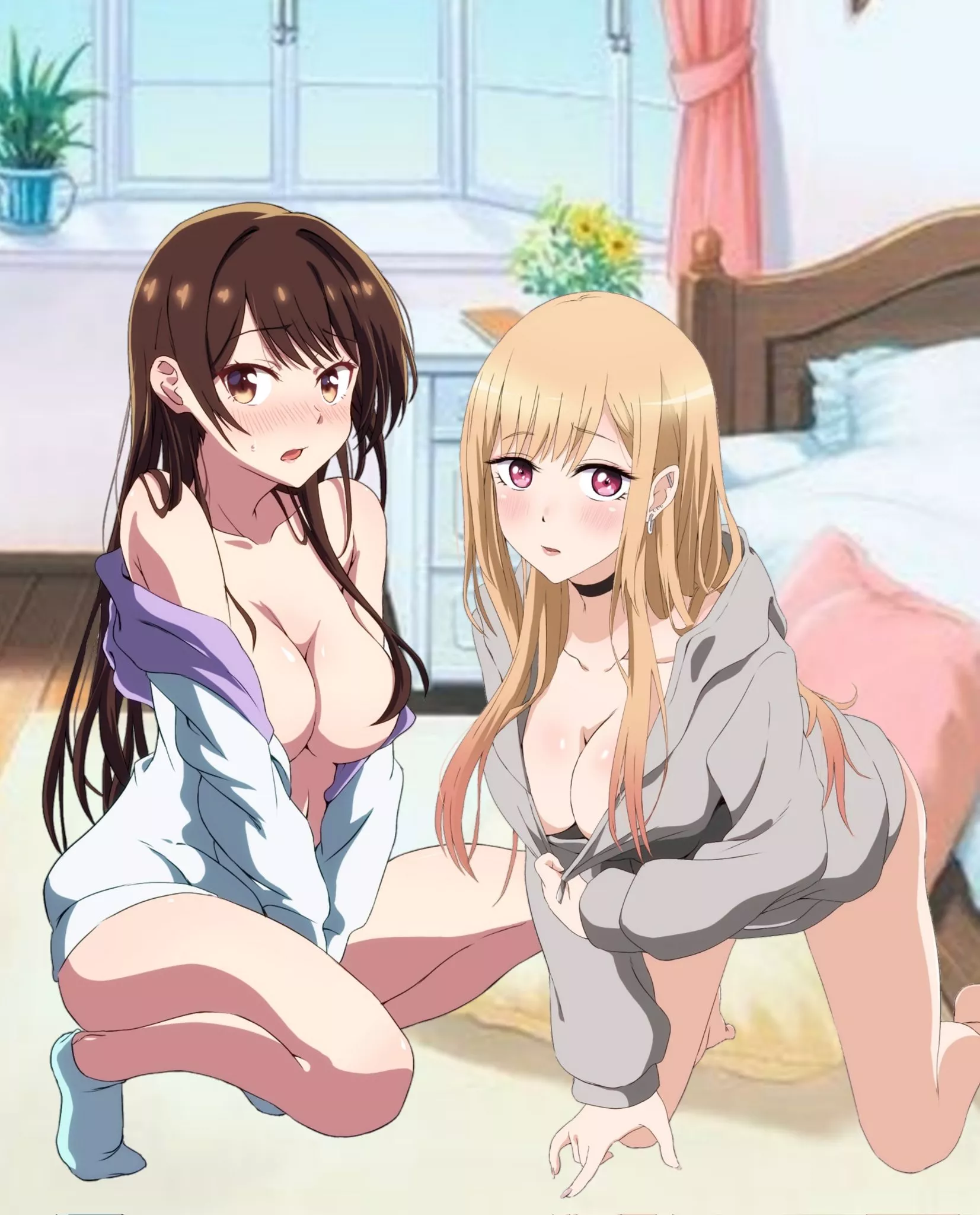 Chizuru and Marin doing a Collab (By AnimeHxheros) [My Dressed-up Darling]