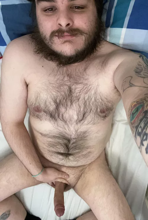Do you like big hairy dudes? Also think I may need to shave my man bush