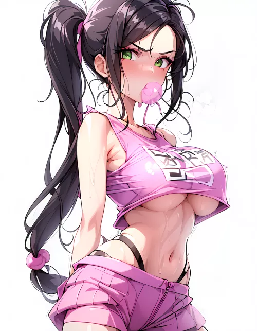 Good girl? Or brat? [AI art]