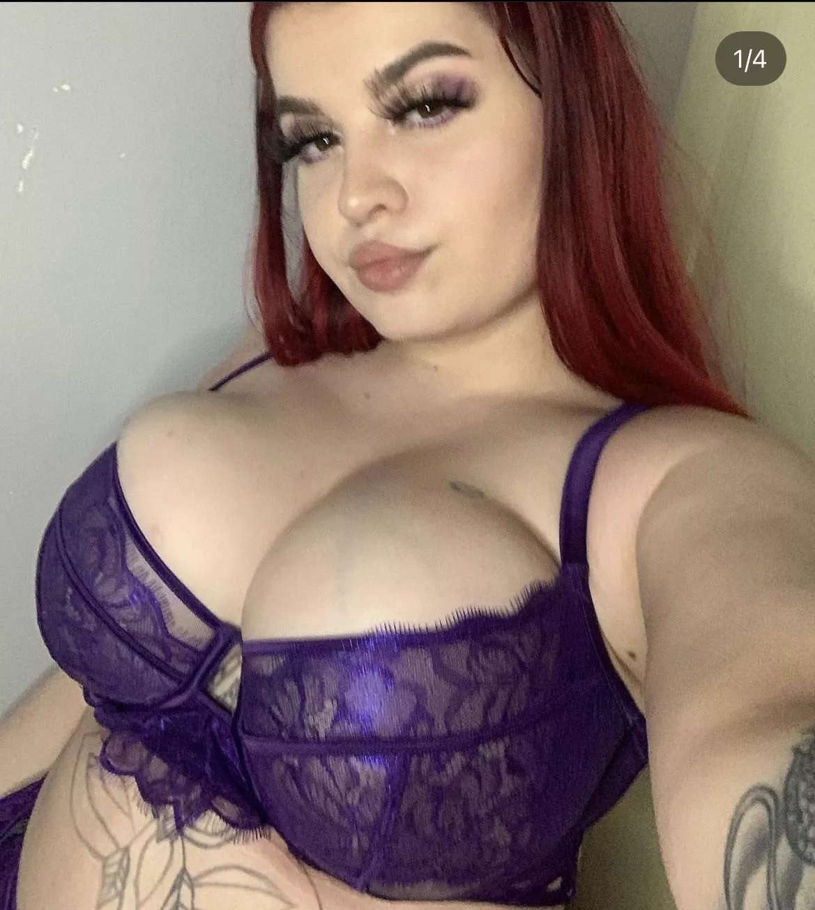 Her tits can barely be contained