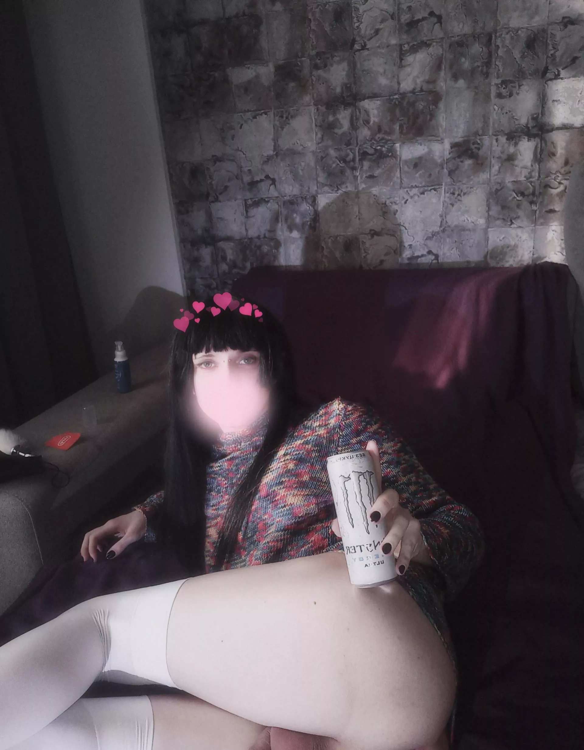 here, take your energydrink, honey:3