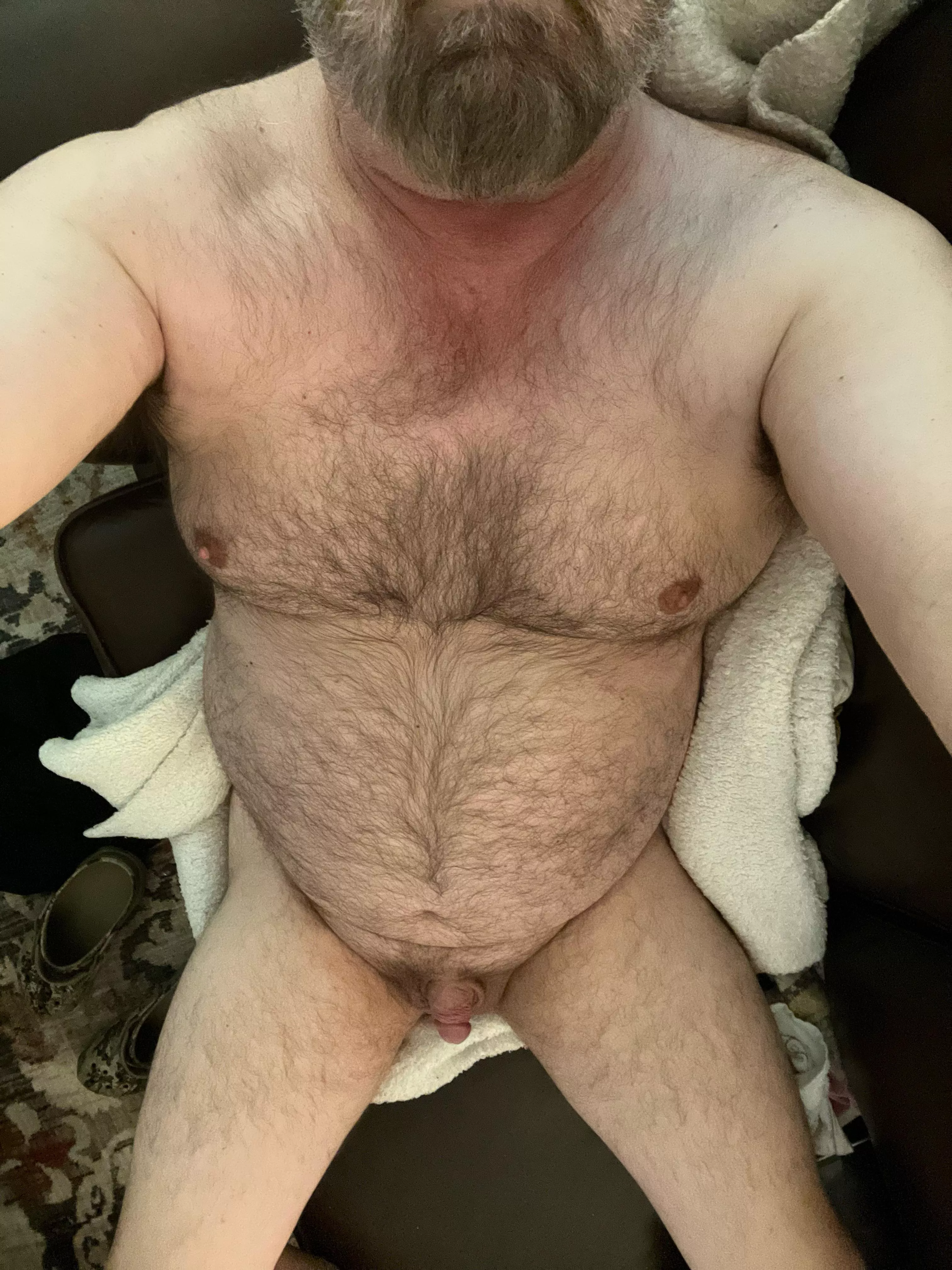 Home from work going to stay naked all weekend