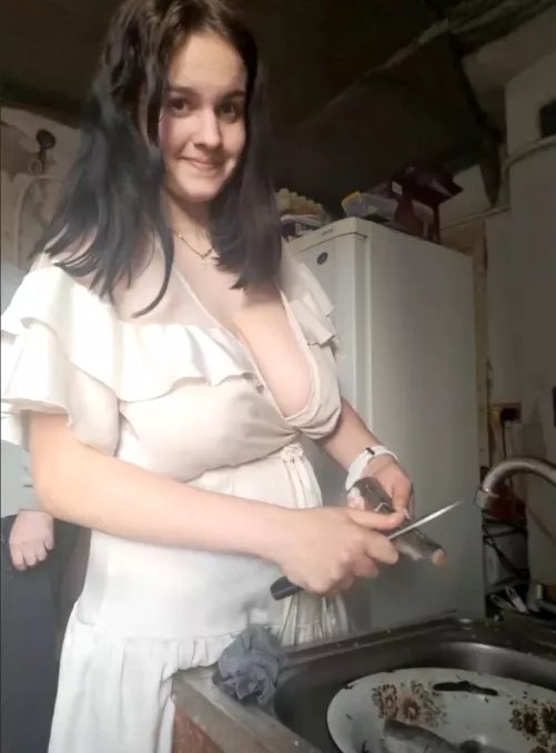 making dinner for my family 😇