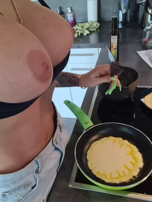 Me or the the pancake?