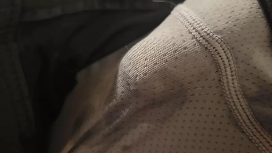 my cocks been getting wer from sucking on my buttplug like a pacifier