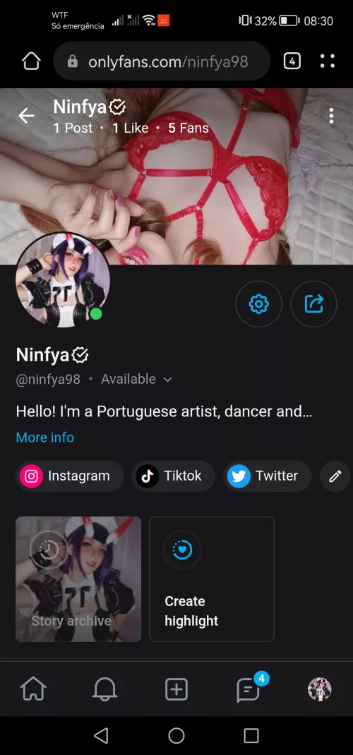 My Oniifans is finally up and running! So... come join me maybe? 👉👈 https://onlyfans.com/ninfya98