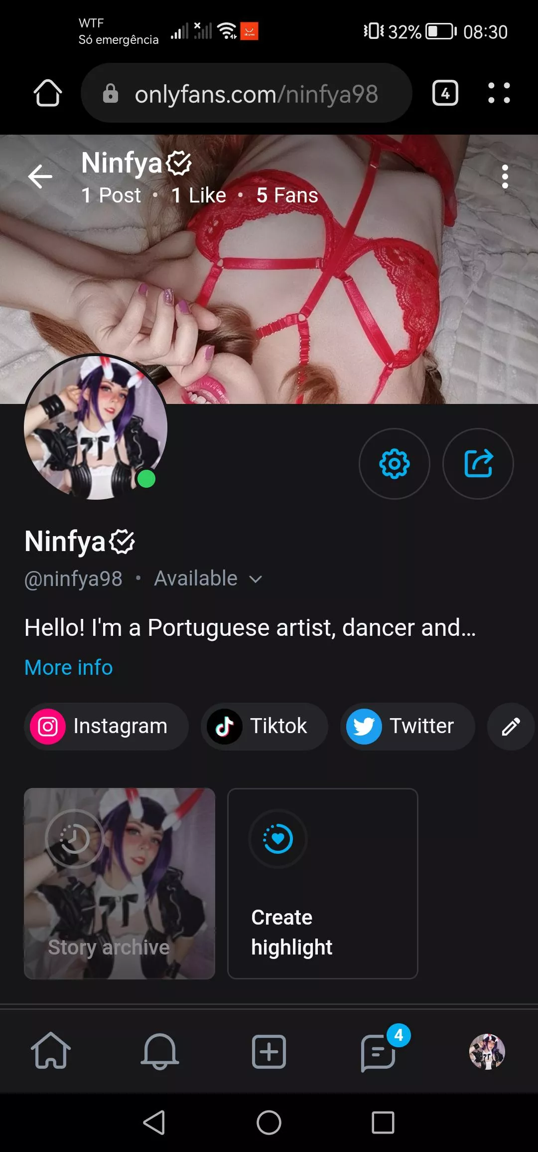 My Oniifans is finally up and running! So... come join me maybe? 👉👈 https://onlyfans.com/ninfya98