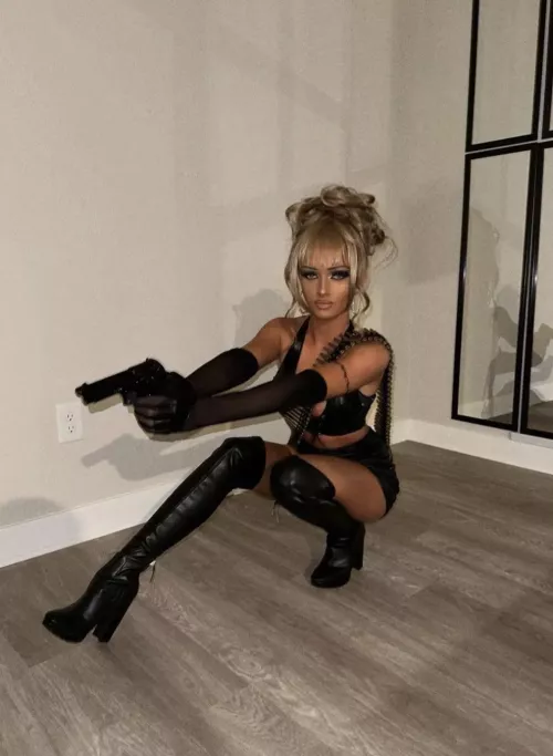 She can shoot me if I can shoot on her 😈