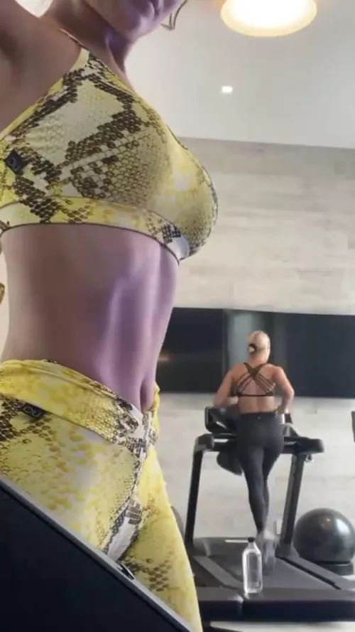 She tried to become a fitness influencer a while ago