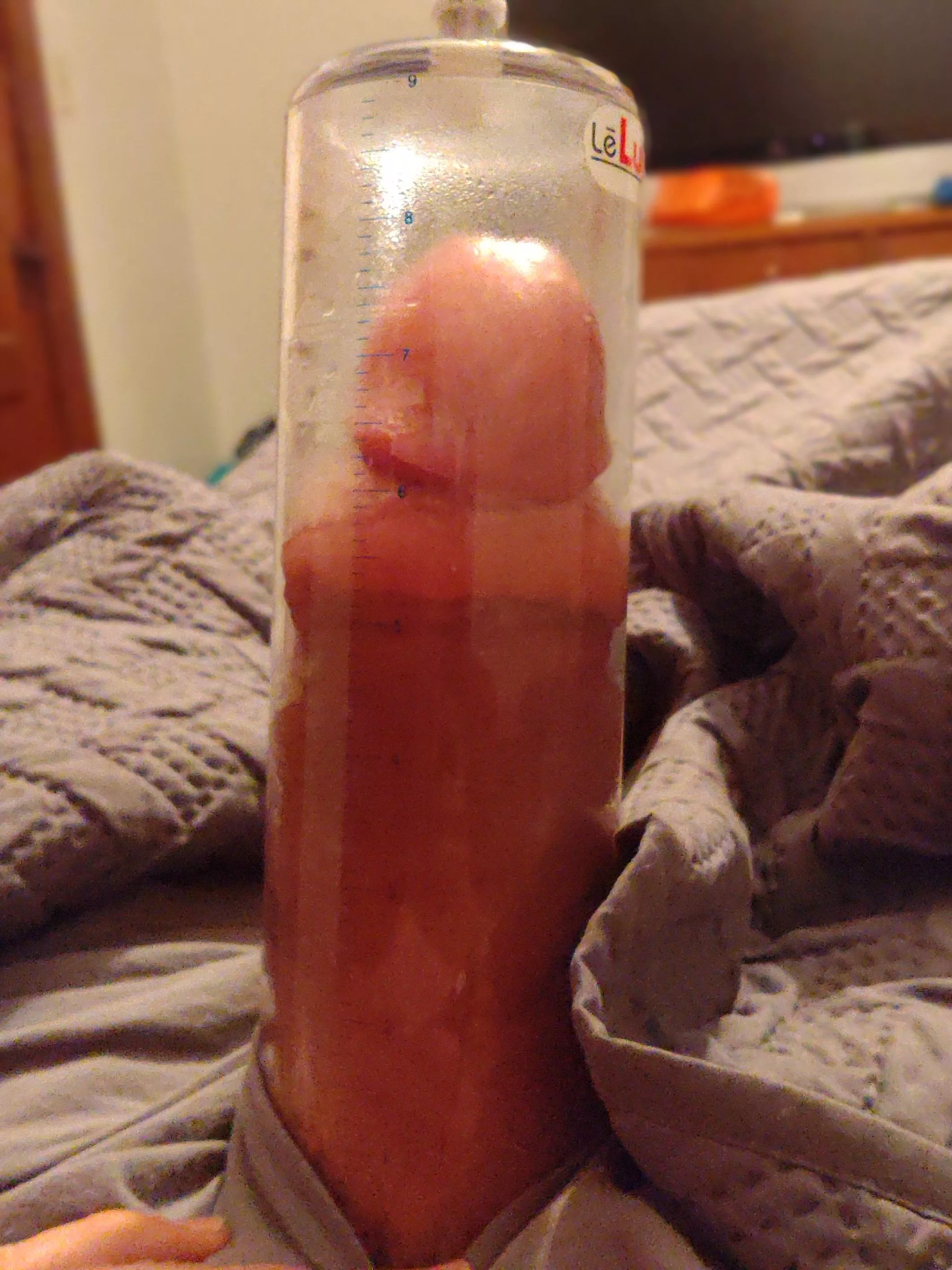 she's gonna enjoy it thick. I hope..