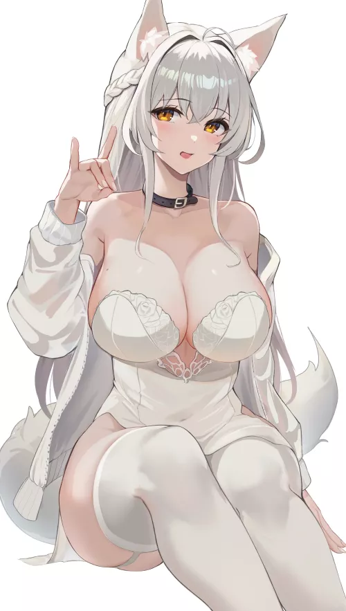 Silver Oppai Fox