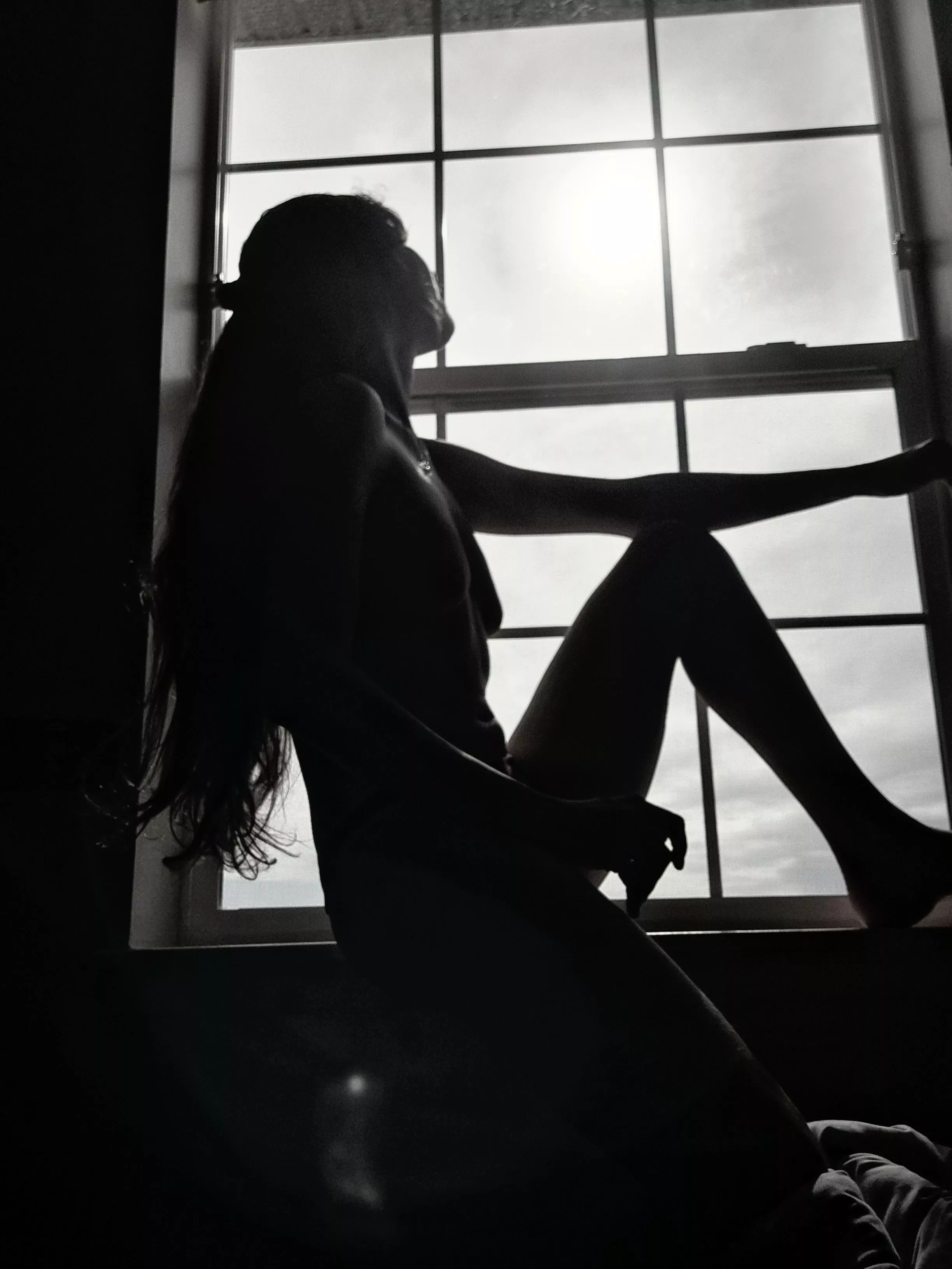 Sitting in the window