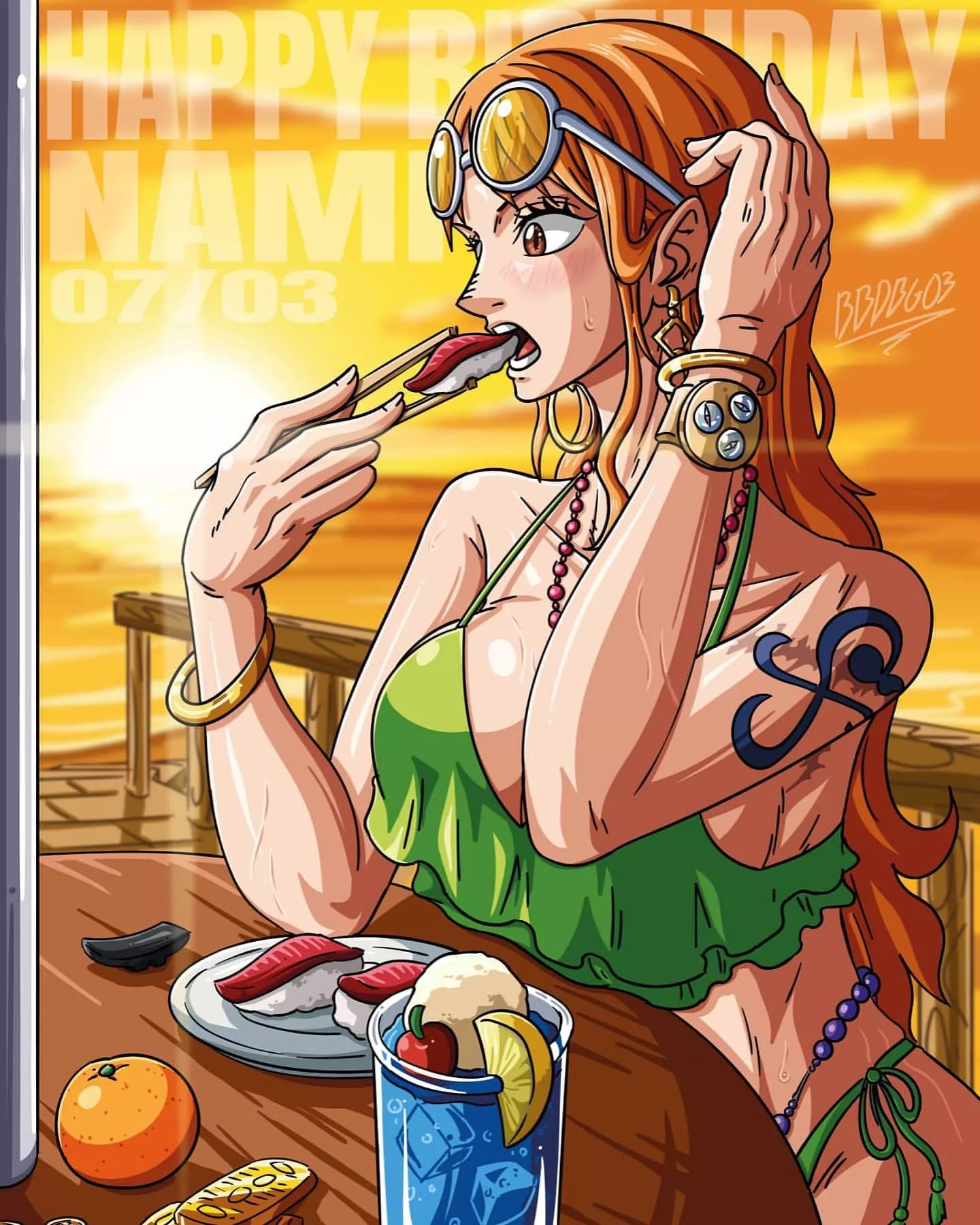 Sweaty nami