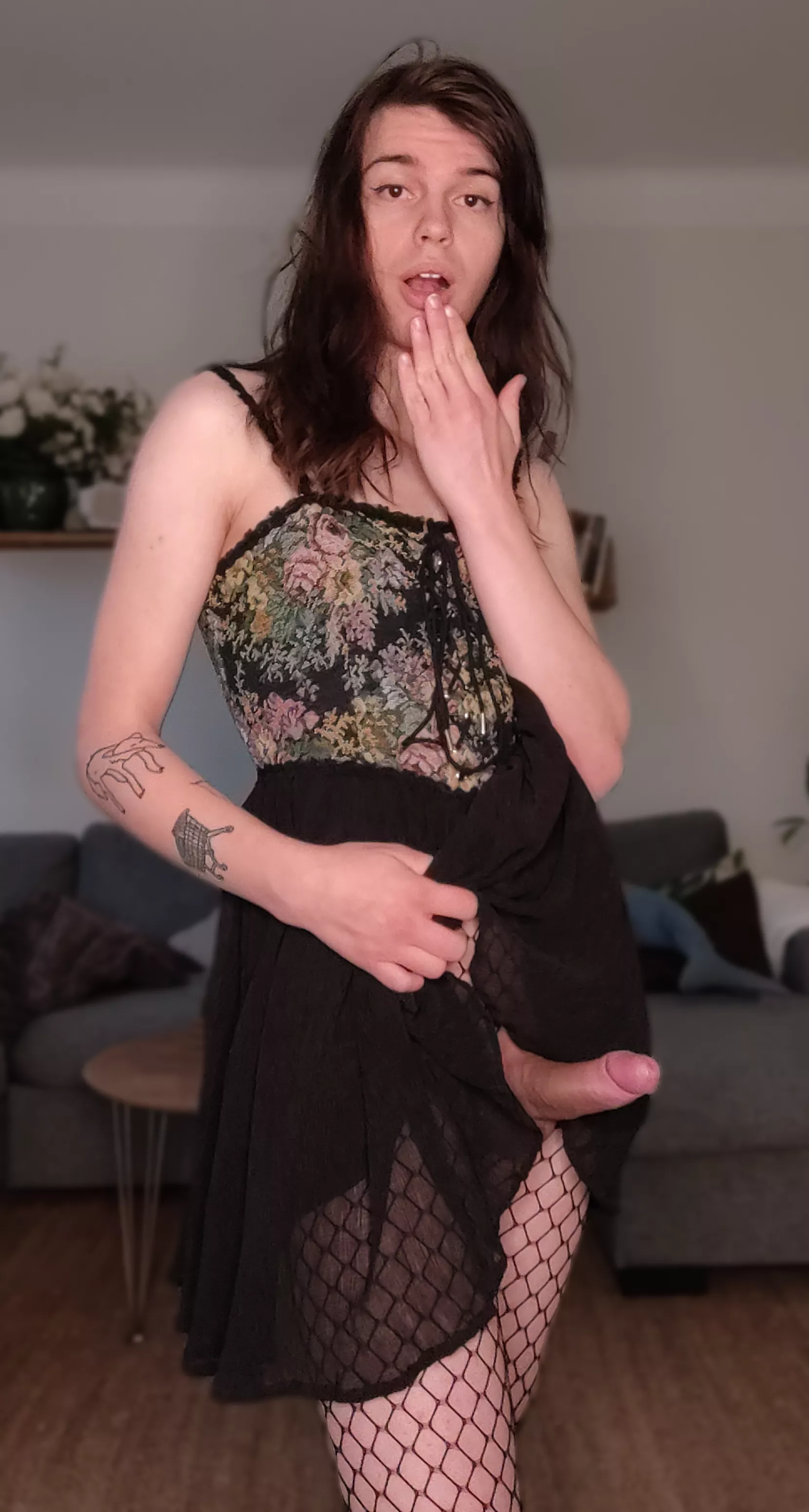 Will you be a good pup and come take care of this big girl dick