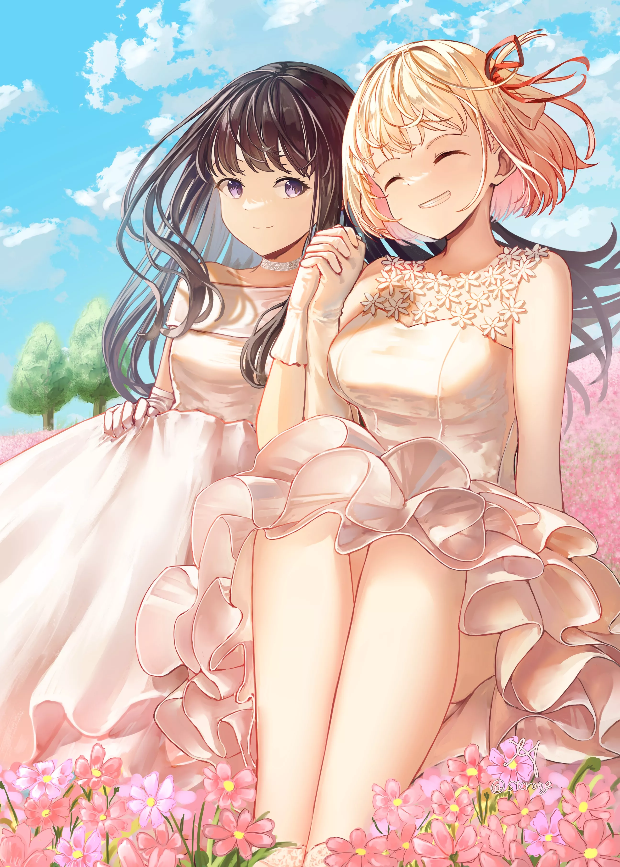 You can never have enough Chisato and Takina 🌸 [Lycoris Recoil]