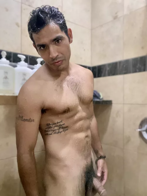 After work out shower