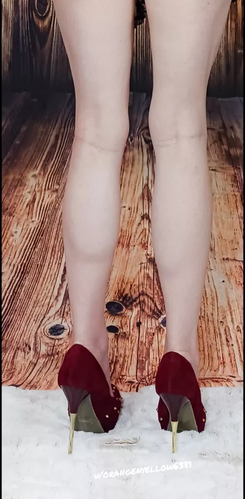 Beautiful heels and long legs