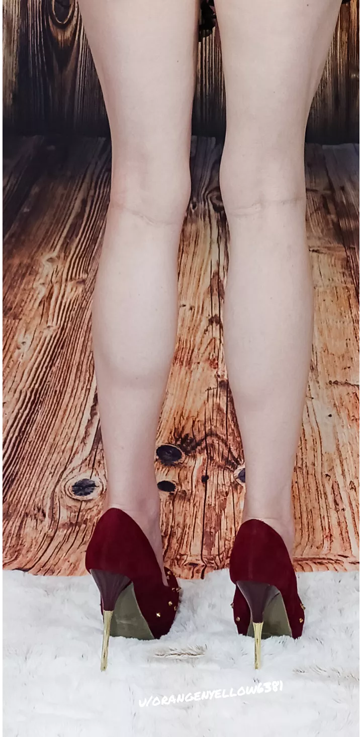 Beautiful heels and long legs