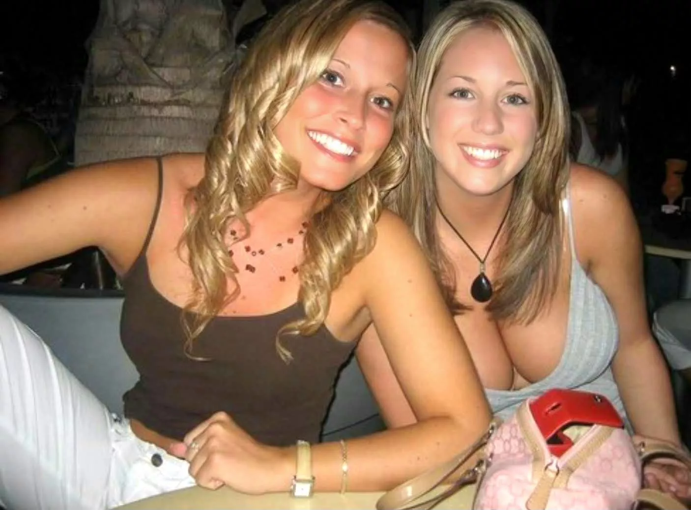 both beautiful but one have 2 big reasons why i would pick her...