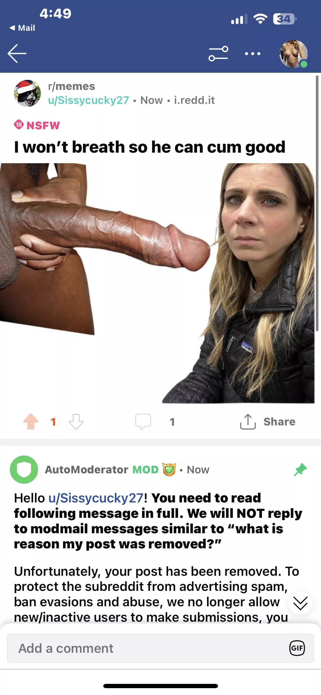 Dad? Brandon begged me to take 15 loads of cum from huge black cocks and I need you to let mom fuck them too! You and Brandon will open wide and eat cum all day!