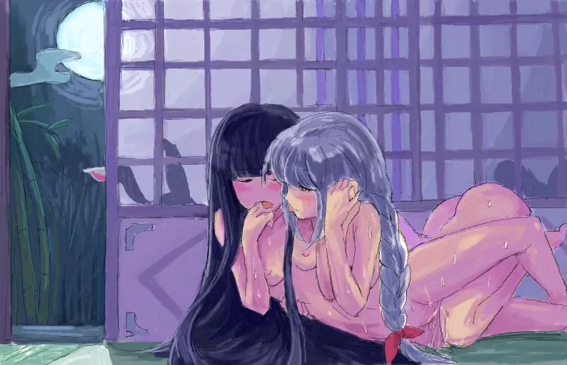 Eirin and Kaguya Love [Yuri]