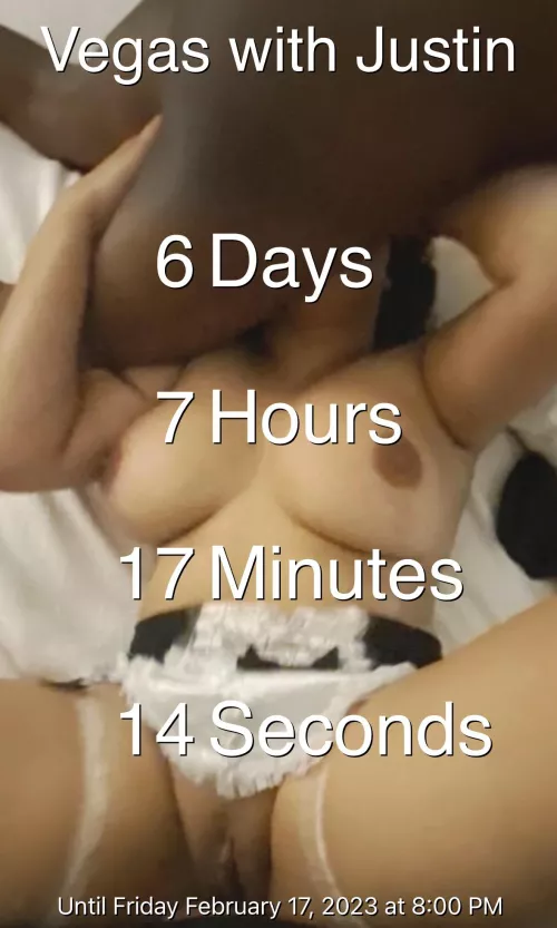 Few more days for Vegas with my BBC, we have 2 connecting rooms and I’ll be going back and forth to his room, Possible Bare and Maybe DP