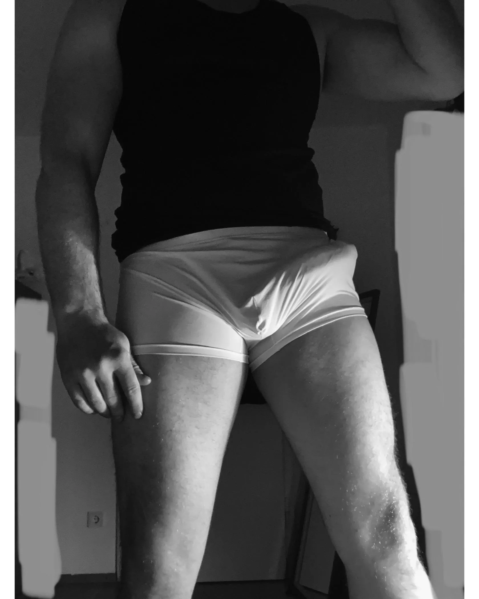 How I pass you in the hallway at midnight.