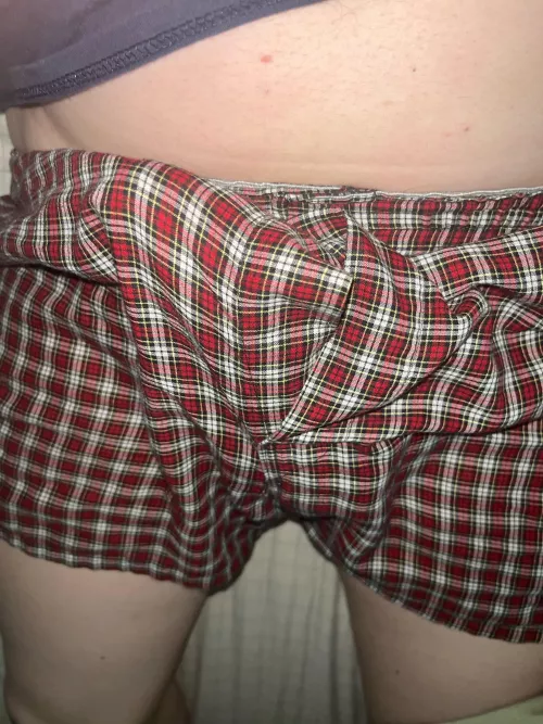Huge boner in my boxers