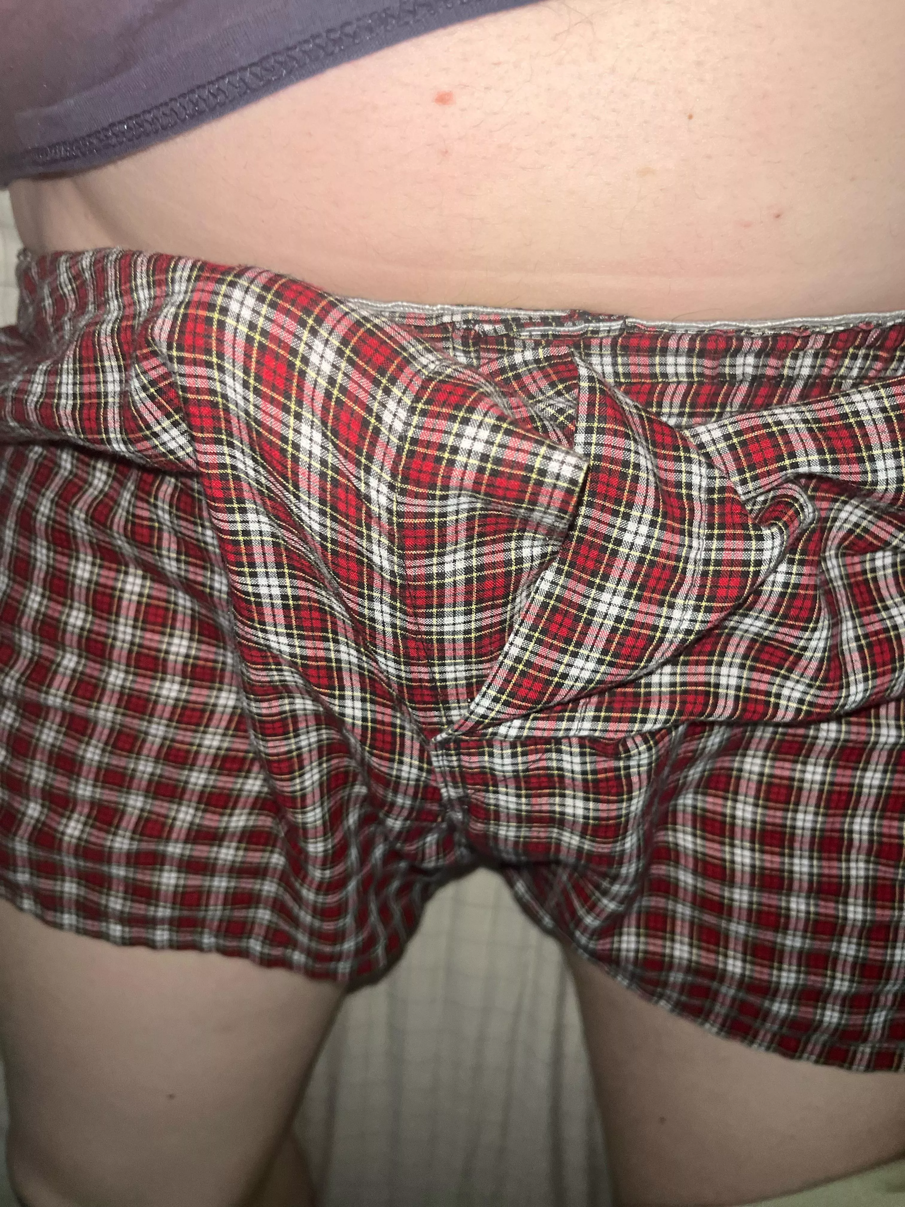 Huge boner in my boxers