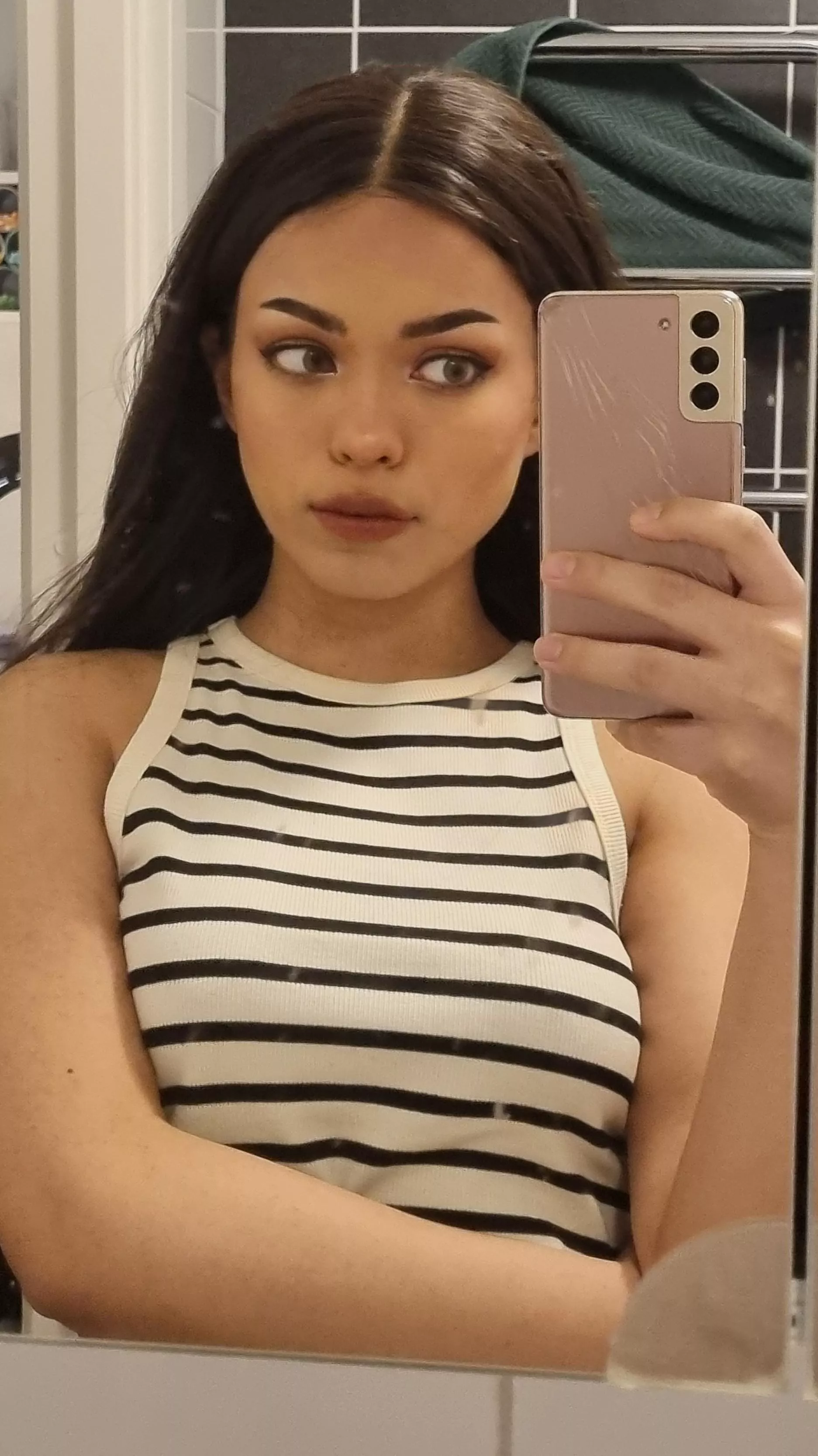 I know, I need to clean the mirror