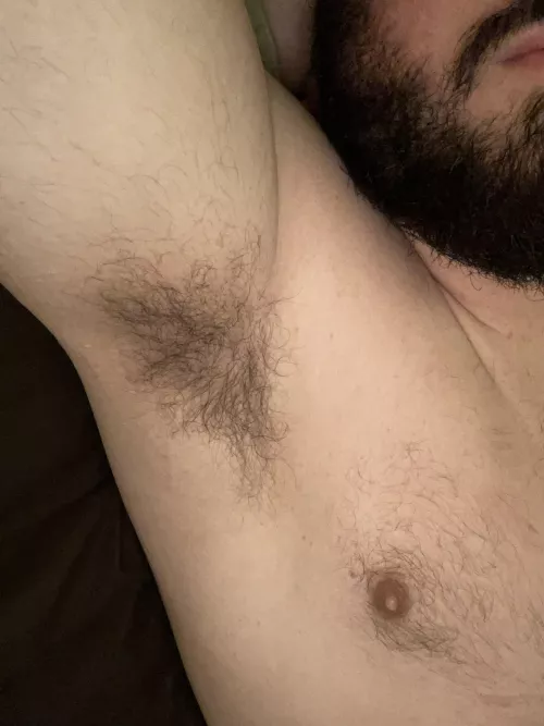 I want you to use my pit as your pillow and bury your face in there all night long.