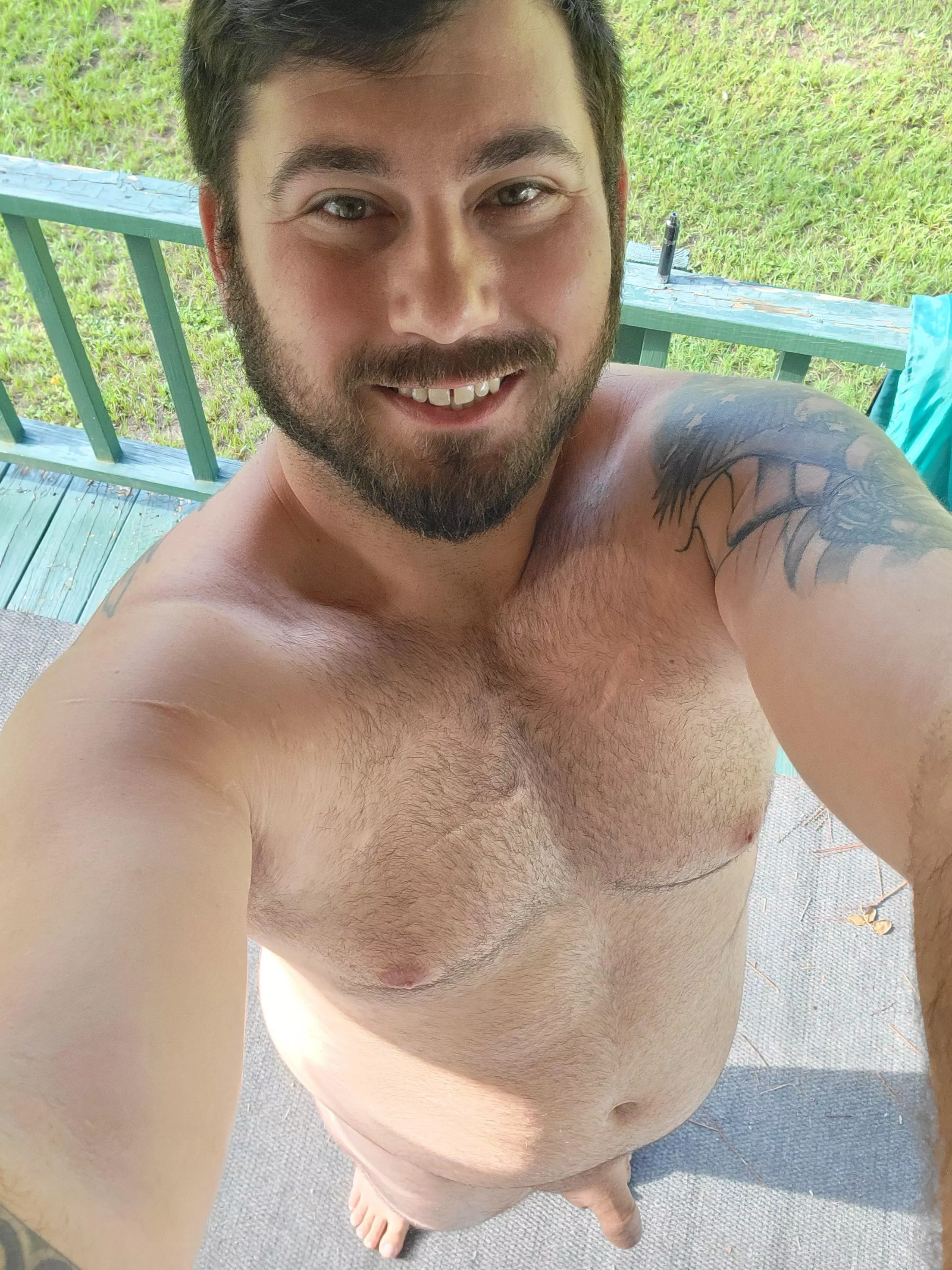 just showing off for the neighbor lady!