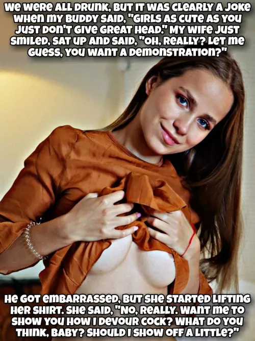 Let me guess, you want a demonstration?