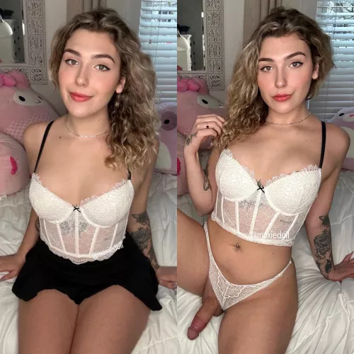 Let’s make a deal…you’ll be my valentine if I let you fuck me? 💗