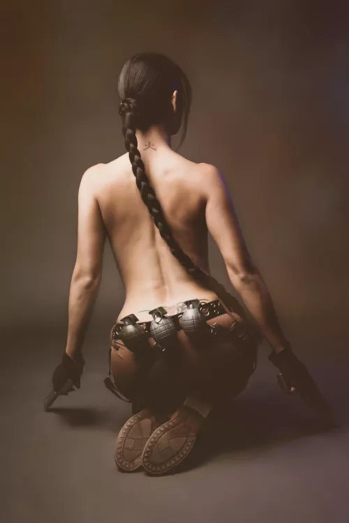 Me as Lara Croft