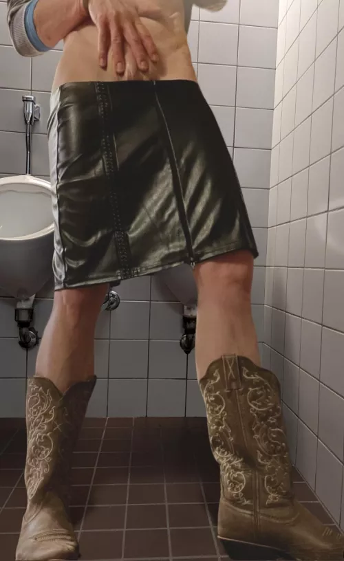 out to dinner and surprised hubby with this while he was sitting at the table (f)