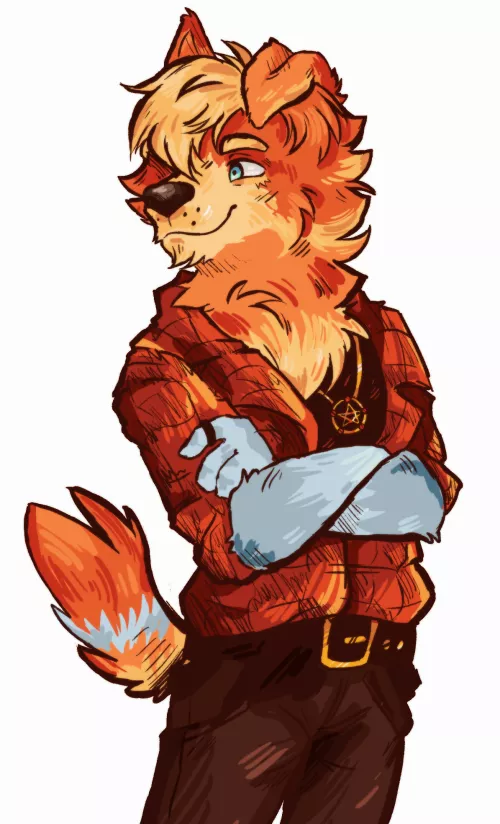 Radley from Bluey, except he's drawn in my style c: