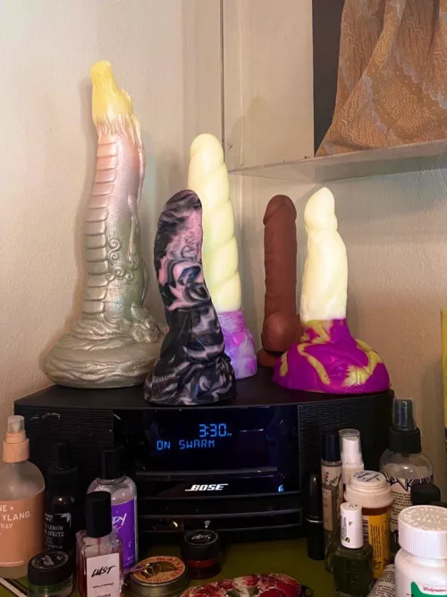 They look so pretty together! Haiku, delmar, spitfire and mystic