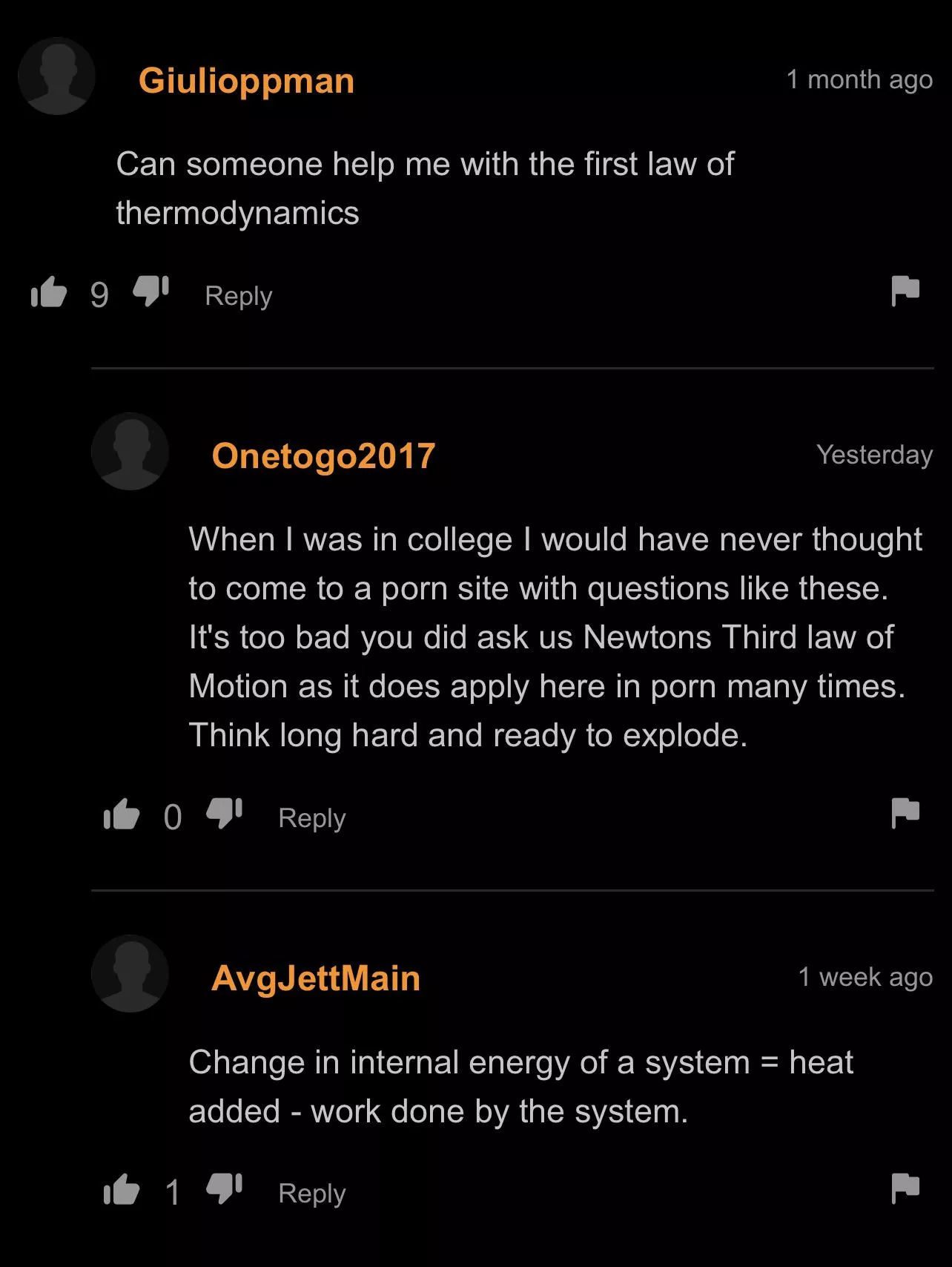 Think long hard and ready to explode