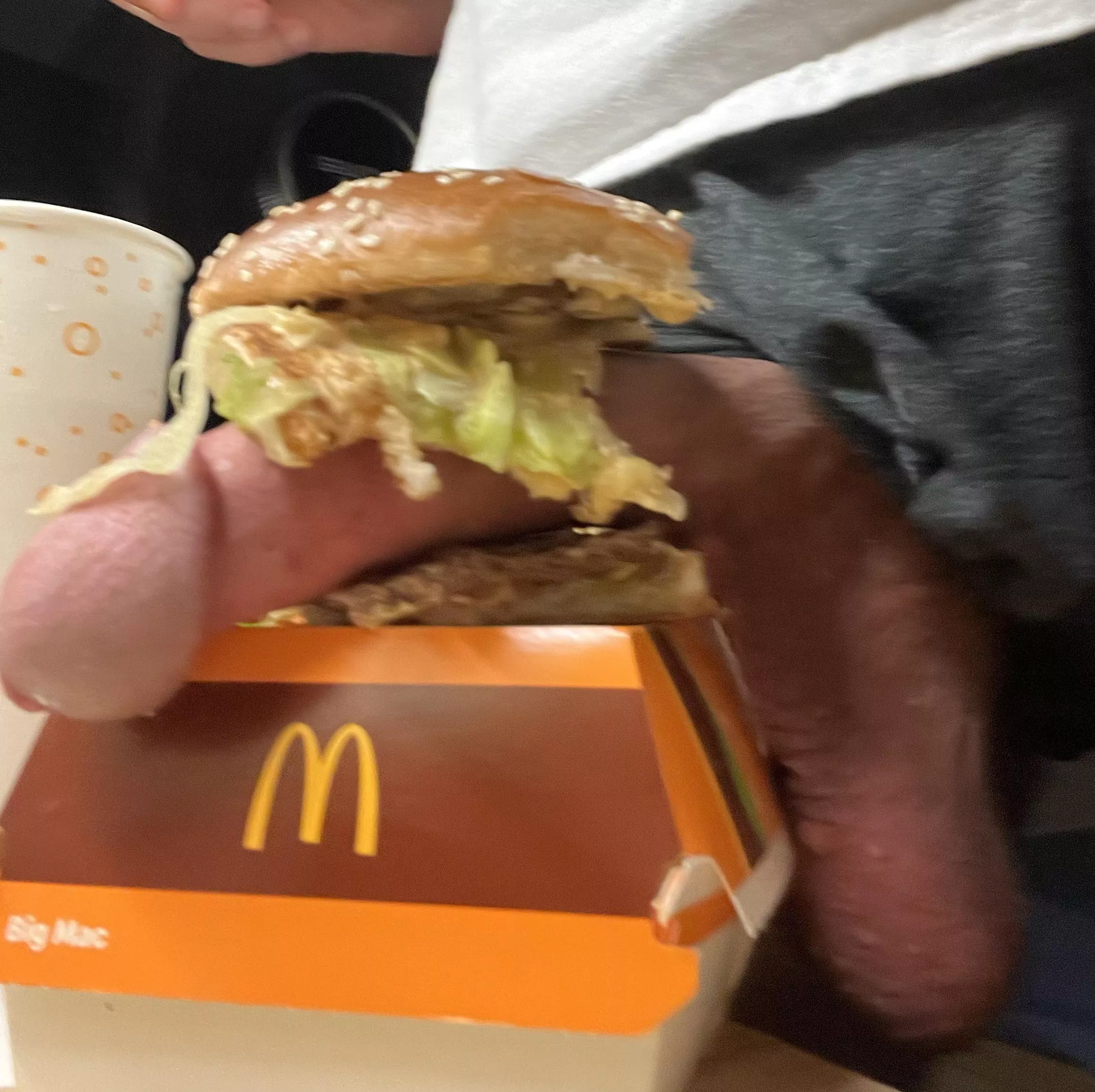 Trans cock vs big mac