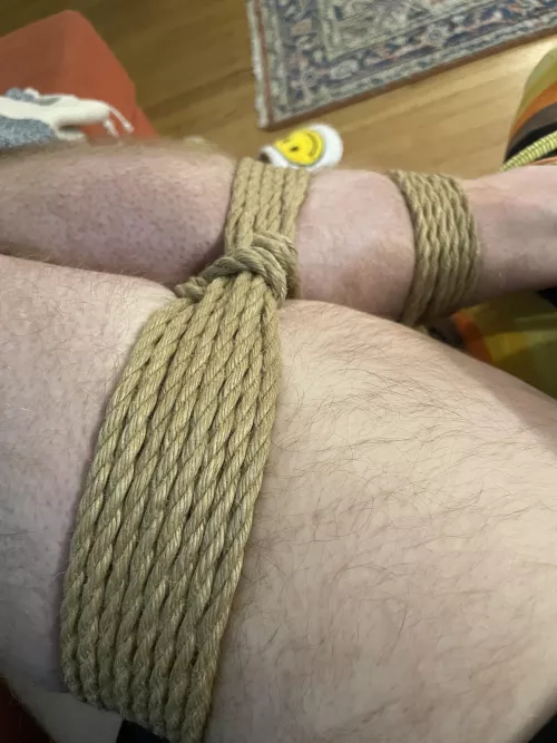 Trying some tight self-ties